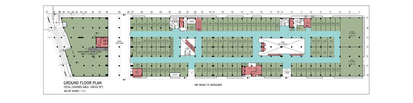 ground floor plan of Atlantus Mall